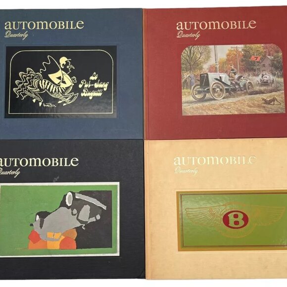 Automobile Quarterly: Vol. 6, Numbers 1, 2, 3 & 4 - Complete Book Set w/Posters - Picture 1 of 7